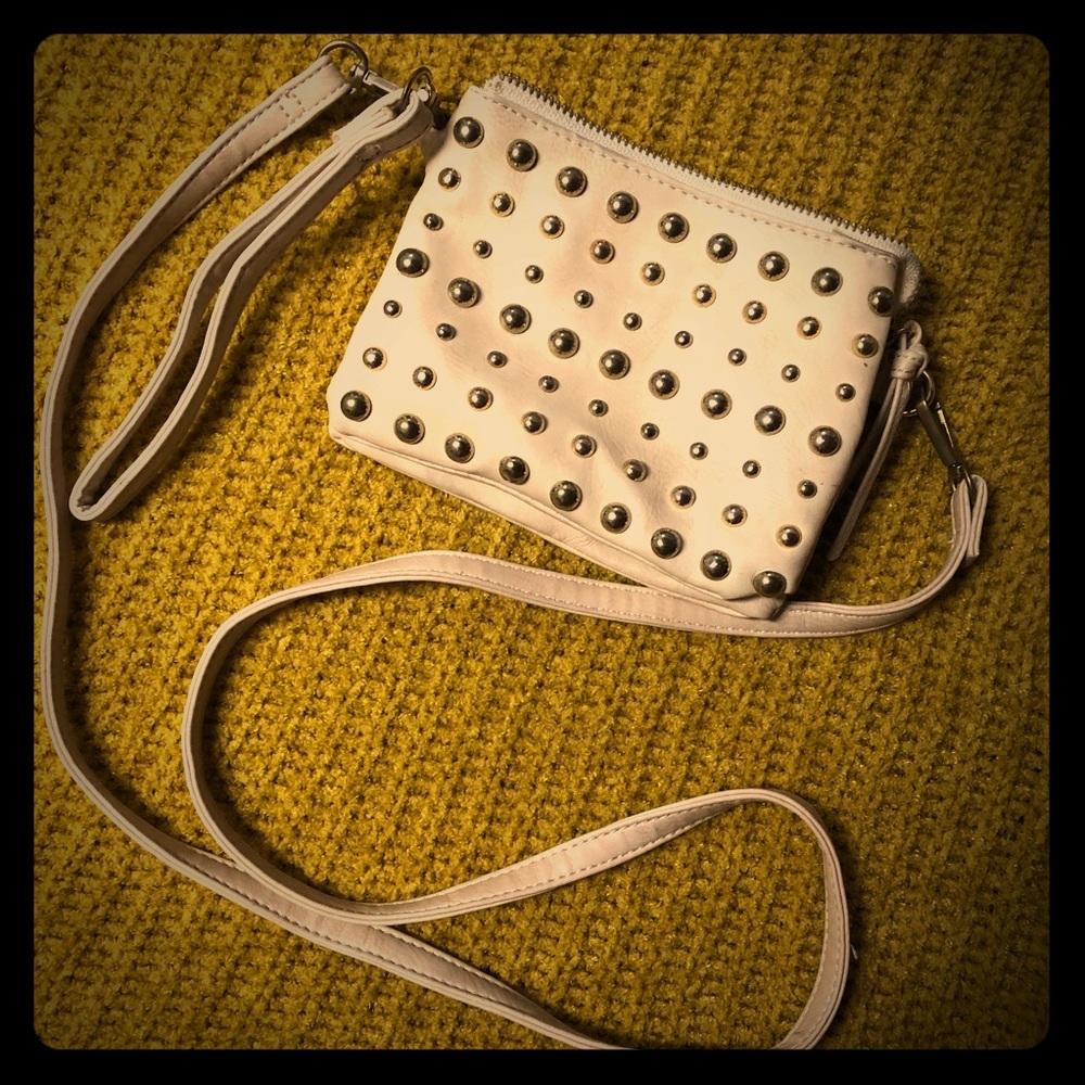 Gold studded mini purse